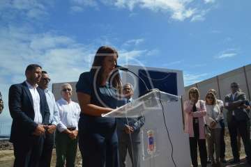 Descubrimiento de la placa de la calle que lleva el nombre de Sebastián Grisaleña (Foto TA)